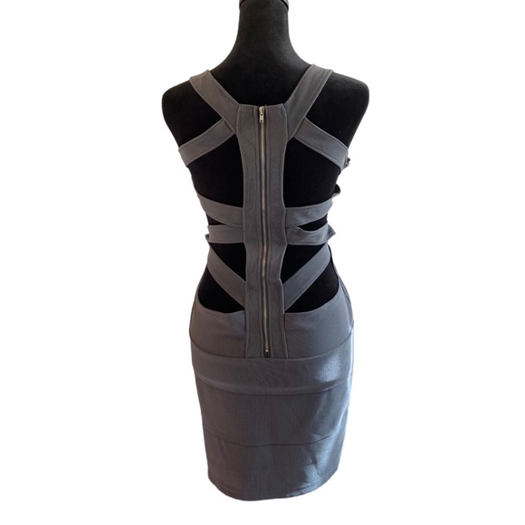 Decibel Gray Back Out Bodycon Dress - Women’s Size X-Large. - Picture 2 of 13
